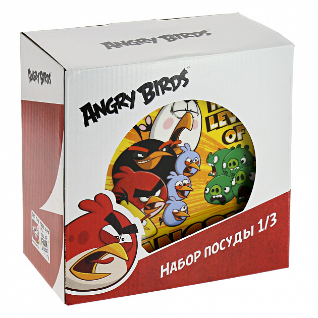 Набор посуды Angry Birds, 3 предмета 000000000001171346