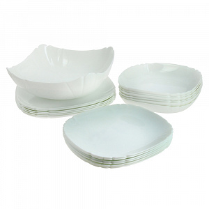 LOTUSIA Набор столовой посуды 19 предметов опал H1792 000000000001066867