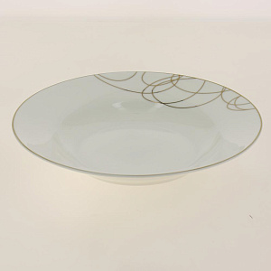 Тарелка суповая 22,5см ESPRADO Leontina костяной фарфор 000000000001193133