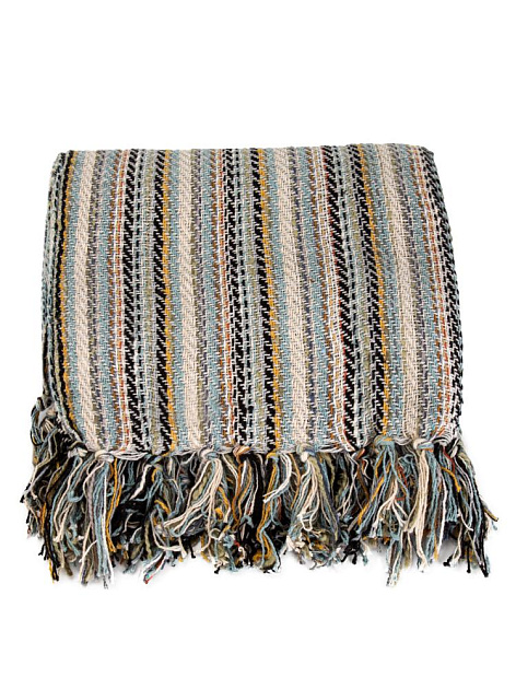 Плед 125х150см LUCKY COLOR STRIPE в ассортименте хлопок 000000000001227629