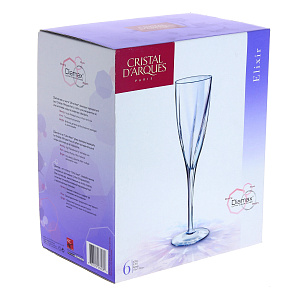 Набор фужеров Elixir Cristal D'arques, 170мл, 6 шт. 000000000001084435