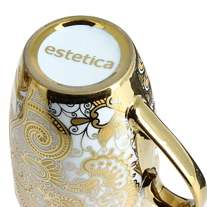 Набор кружек на подставке Золотая Сказка Estetica, 300мл, 4 шт. 000000000001077033