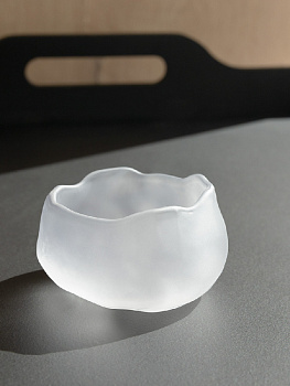 Соусник 50мл DE'NASTIA матовый серый стекло 000000000001227982