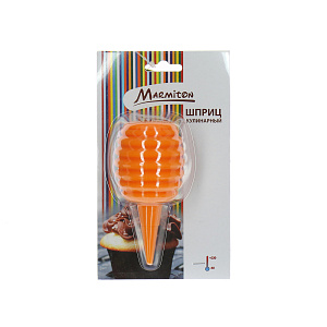 Кулинарный шприц Marmiton, 11?5.5 см, оранжевый, силикон 000000000001125339
