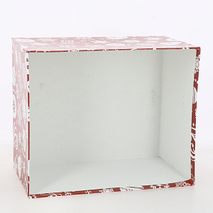 Коробка подарочная 25x21x15см РУТАУПАК Елочные игрушки прямоугольная 000000000001208353