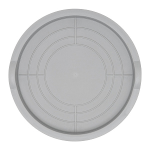 Миска для приготовления 2,4л 22см DE'NASTIA с крышкой серый нержавеющая сталь/силикон 000000000001219652