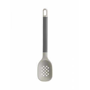 Лопатка кулинарная с дырочками 31,8x6,7x4,5см DE'NASTIA idea серый силикон/нейлон/полипропилен 000000000001225961
