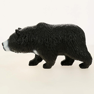 Копилка Медведь Черный высота 19 см, длина 36 см, Авторская форма, скульптурный гипс.  G011-19-102K 000000000001194609