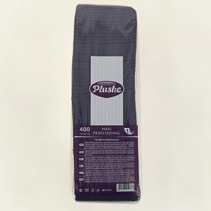 Салфетки бумажные 24х24см 1слой 400листов PLUSHE Maxi Professional интенсив в ассортименте 000000000001208451