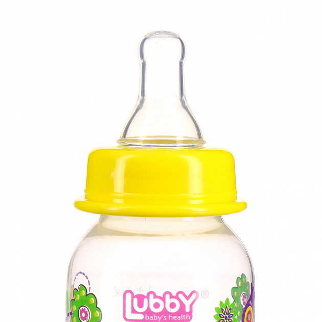 Бутылочка с соской от 0 месяцев Малыши и малышки Lubby, 120-125мл 000000000001135400