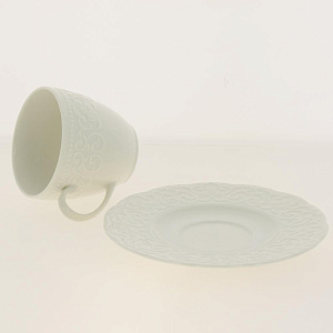 IREM  Чайная пара, чашка 200мл недекорированная, костяной фарфор BNIRM02CT00 000000000001189488