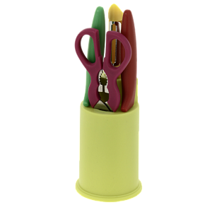 Набор ножей (2 шт,ножницы,овощечистка,подставка), нержавеющая сталь, R010608 000000000001196210