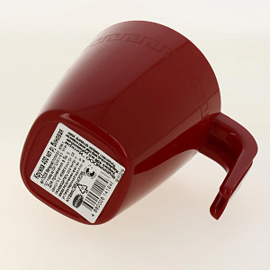 Кружка 400мл пластик рубиновая П2226 000000000001197358