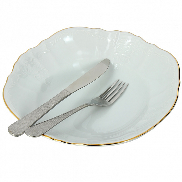 Салатник отводка Золото Люкс Хауз, 25 см 000000000001068636