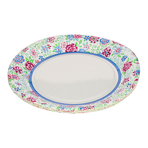 Набор одноразовых тарелок Цветочный Микс Pap Star, 23 см, 10 шт. 000000000001142447