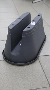 Кашпо на перила 60х30х24см 18л Графитовый пластик 000000000001194509