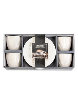 Набор чайный 8 предметов 250мл/16см Страйп керамика 000000000001228296