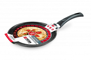 Сковорода блинная 24см НЕВА МЕТАЛЛ ПОСУДА Гранит индукция алюминий 000000000001212690