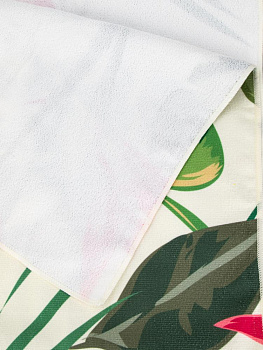 Полотенце пляжное 70х140см Фламинго в тропиках микрофибра полиэстер 000000000001227518