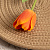 Цветок искусственный Тюльпан 49,2см оранжевый 000000000001218370