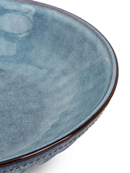 Салатник 21см синий керамика 000000000001227202