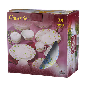 Столовый набор Blue River Luminarc, 18 предметов 000000000001066157