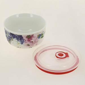 Набор салатников 2шт 280мл/540мл BALSFORD Цветение пластиковая крышка фарфор 000000000001205657