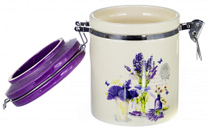 Банка д/сыпучих 730мл с клипсой, под.уп,Виолет,110-07055 000000000001177573