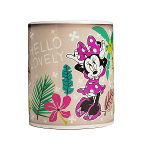 Термокружка 330мл DISNEY Минни Джунгли подарочная упаковка фарфор 000000000001207131