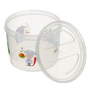 Банка 1,2л с декором 000000000001098559