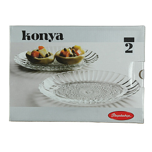 Набор овальных тарелок Konya Pasabahce, 26?18.5 см, 2 шт. 000000000001004474