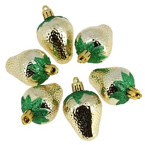 Набор декоративных украшений ЯгодкаПосуда Центр, 6 см, 6 шт. 000000000001161795