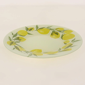 LEMON Тарелка обеденная 26см PASABAHCE стекло 000000000001174924