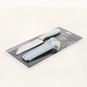 Нож малый 13см FACKELMANN SANTOKU Eversharp нержавеющая сталь/пластик 000000000001201153