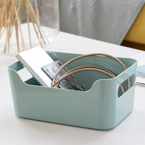 Корзинка универсальная 34х24х14см 10л ECONOVA SCANDI светло-серый пластик 000000000001220681