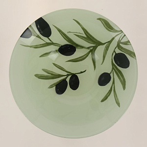 OLIVE Салатник 23см PASABAHCE стекло 000000000001174932