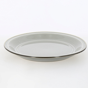 Тарелка обеденная 27см серый глазурованная керамика 000000000001213922