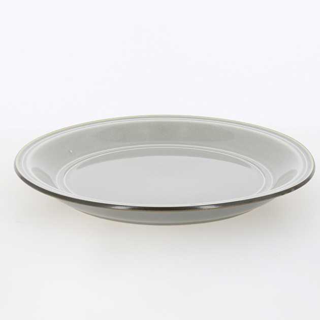 Тарелка обеденная 27см серый глазурованная керамика 000000000001213922