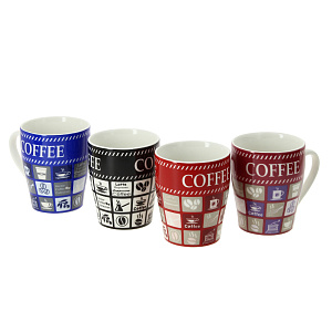 Набор кружек Wellberg, фарфор, 4 предмета 000000000001163768