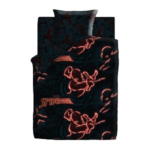 Комплект постельного белья Человек Паук NEON, 1.5 спальный 000000000001176347