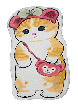 Коврик 78х48см LUCKY котик сумочка полиэстер 000000000001227070