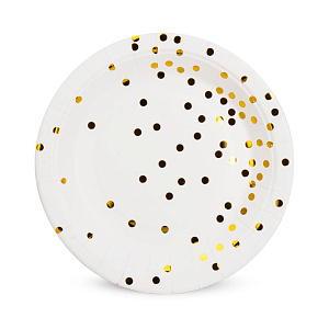 Набор тарелок одноразовых 6шт 23см Dots 000000000001222132