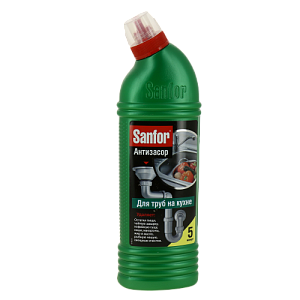 Средство для прочистки труб для кухни 750мл SANFOR 5 минут 000000000001178432