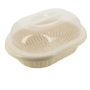 Хлебница 30х21х13,5см ОНЕСТ универсальная бежевая пластик 000000000001203800