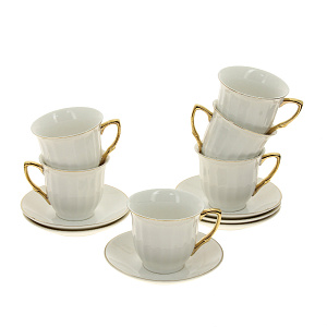 Чайный набор Золотой Лед, 220мл, 12 предметов 000000000001160413