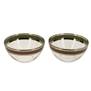 Набор салатников 2шт 16см ПРОМСИЗ Ампир Рубин стекло 000000000001200665