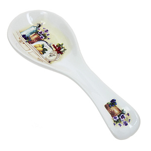 Подставка под ложку В саду Agness, 25х9х3 см, керамика 000000000001163127