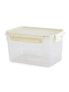 Контейнер с крышкой 1,5л PHIBO LOCK&OK светло-серый пластик 000000000001229619