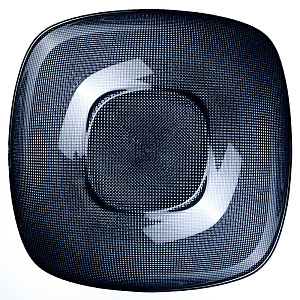 Салатник 22см GLASSCOM синий стекло 000000000001212119