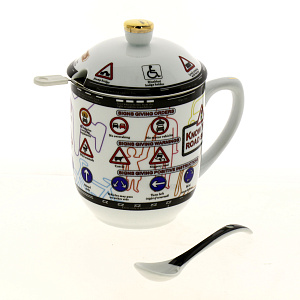 Кружка заварочная 350мл с ложкой 85-1186 000000000001093749